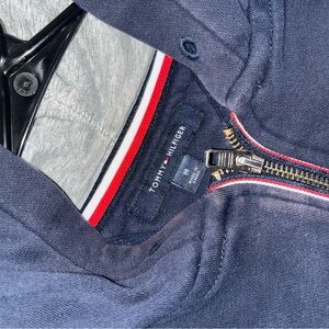 Tommy Hilfiger Dark Blue Zip-Up Sweater